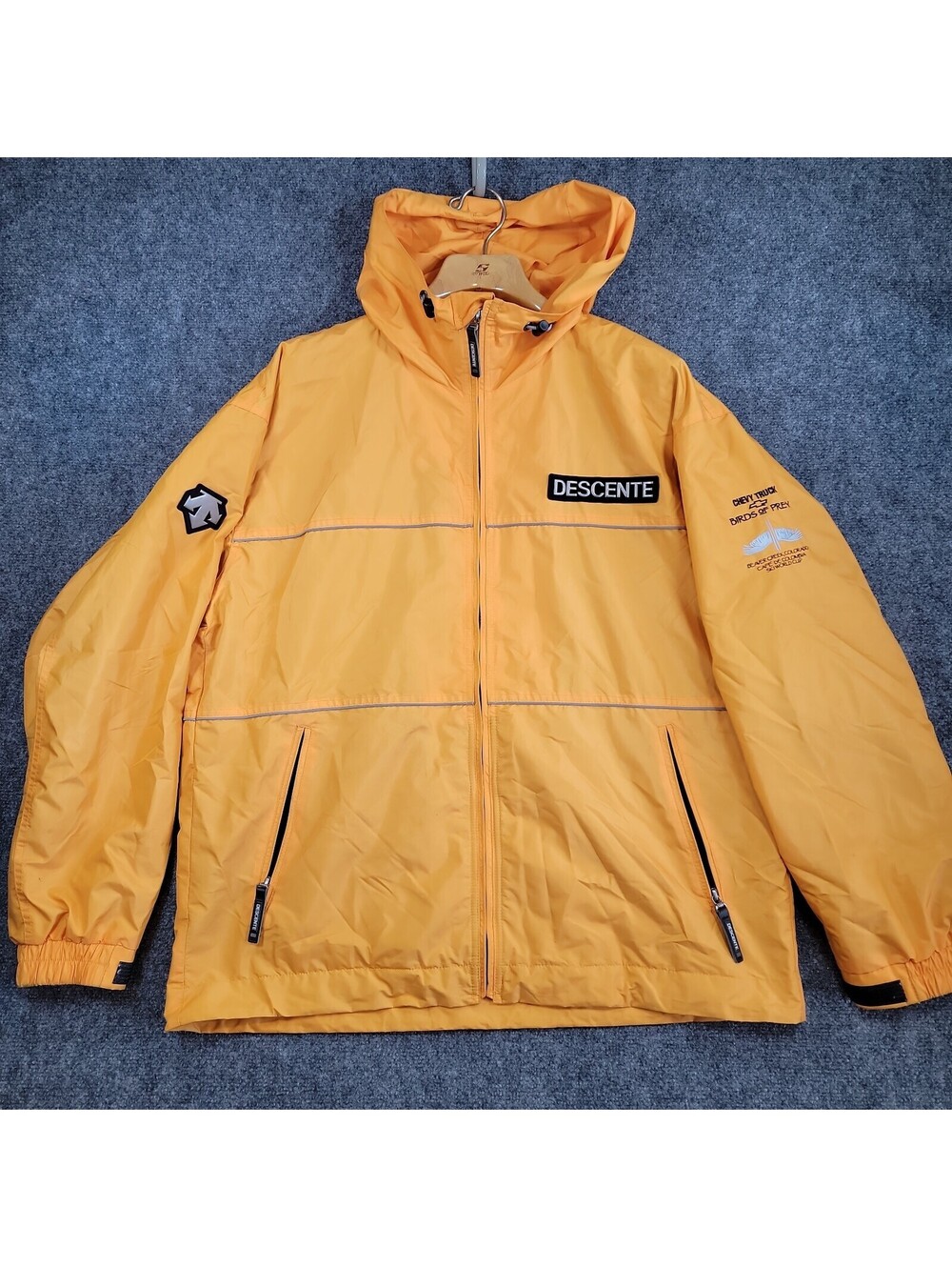 Vintage Descente Birds of Prey Beaver Creek Ski World Cup Jacket Yellow 2XL 539